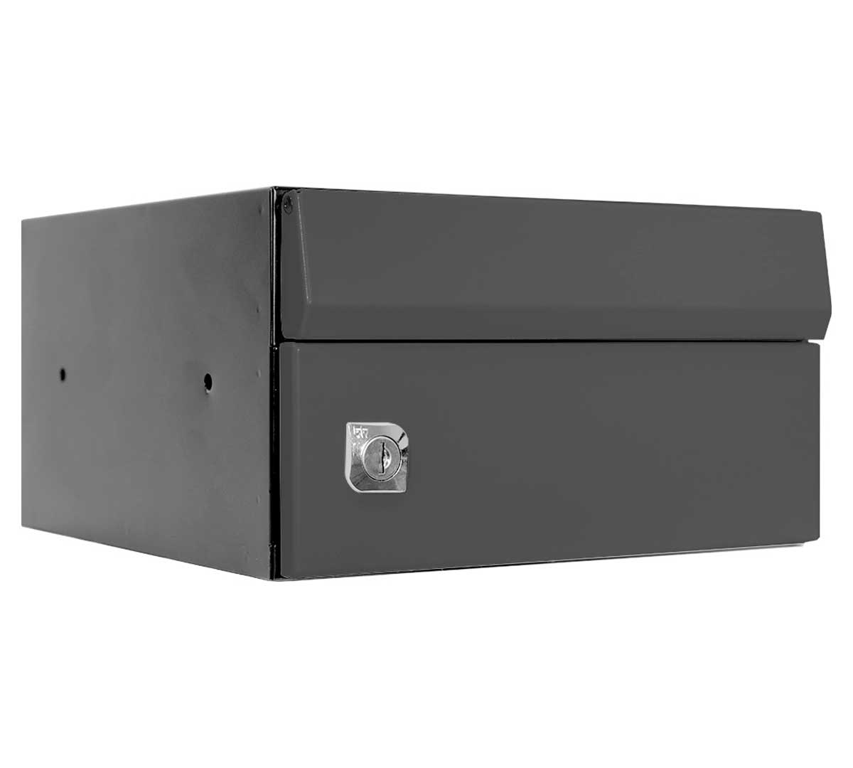 BUZON DUOMO HORIZONTAL CON TARJETERO 125X345X250 ANTRACITA